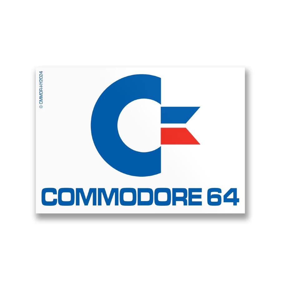 samolepka Commodore 64 10 x 7cm