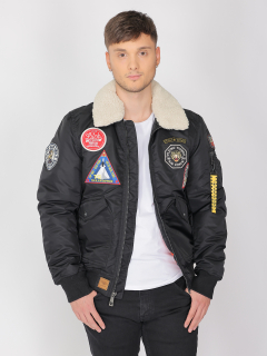 bunda Top Gun Bomber Jacket Aerocorps černá