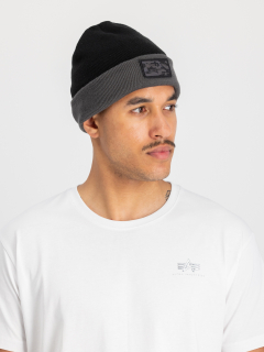 čepice Crew C Label Beanie black