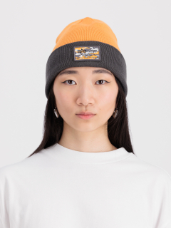 čepice Crew C Label Beanie tangerine