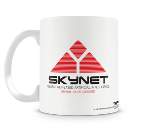 porcelánový hrnek The Terminator - Skynet bílý 315ml