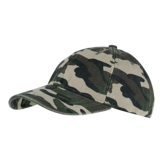 čepice baseball stonewashed camo