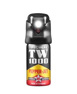 obranný sprej se světlem TW1000 Pepper – Jet 40 ml