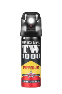 obranný sprej se světlem TW1000 Pepper – Jet 63 ml